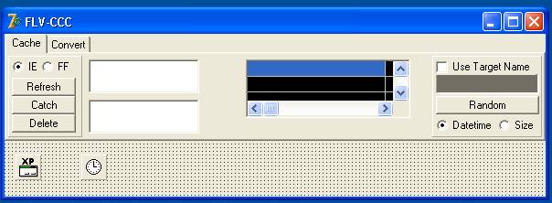 FLV-Cache-Catch-Converter - TabSheet-register zur Cache-unit