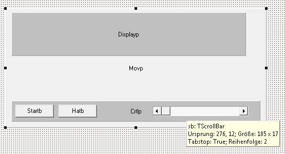 Delphi-Tutorials - MediaPanelyzer - Construction of the TPanel-Objekt TMovP