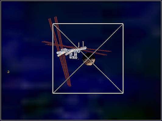 Delphi-Tutorials - OpenGL ISS - Drawing the visor of the cockpit of our spaceship