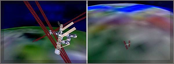 Delphi-Tutorials - OpenGL ISS - Demonstration of then texture of the Earth