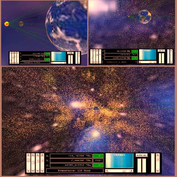Delphi-Tutorials - OpenGL Planets - Focal distance - from telescope to fish eye
