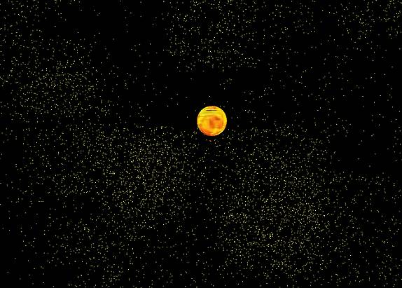 Delphi-Tutorials - OpenGL Planets - Dust in space