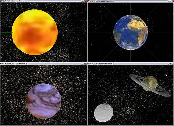 Delphi-Tutorials - OpenGL Planets - Big bodies in universe are always spheres