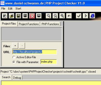 PHP-Project-Checker - Basis-URL für PPC-Projekte