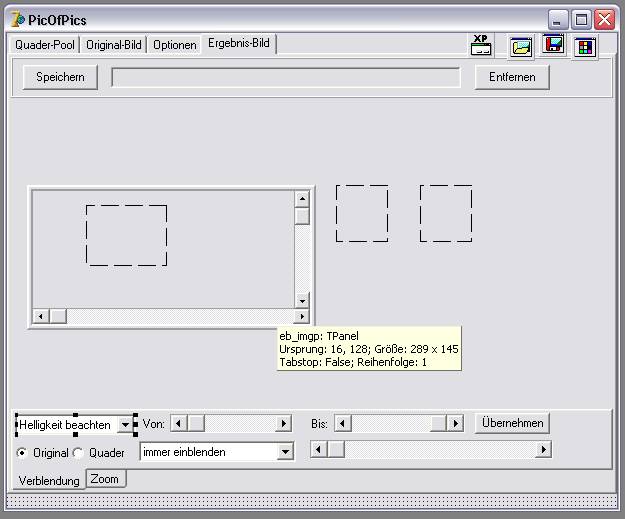 Delphi-Tutorials - Pic-of-Pictures (Mosaik-Collage) - Page des Ergebnis-Bildes