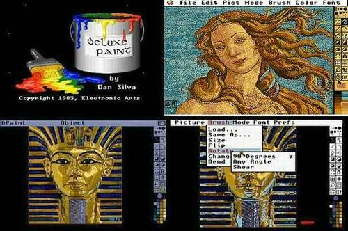 Sprite-Painter - Deluxe Paint auf Amiga