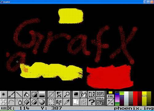 Sprite-Painter - GrafX2, ein Paint Deluxe Clone