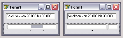 Delphi-Tutorials - Video-Splitter - TrackBar: Fehler bei Selektionsbereichen grösser 32.000 Einheiten