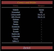 News - Älteste Homepage-Version vom 03.02.1998: Comic-Seite
