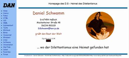 News - Homepage-Version vom 09.12.2000: Startseite