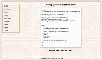 News - Homepage-Version vom 29.04.2008: Startseite