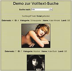 PHP-Tutorials - Volltext-Suche